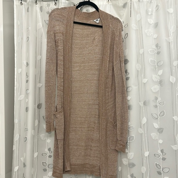 Long sleeve beige cardigan size small - Picture 1 of 5